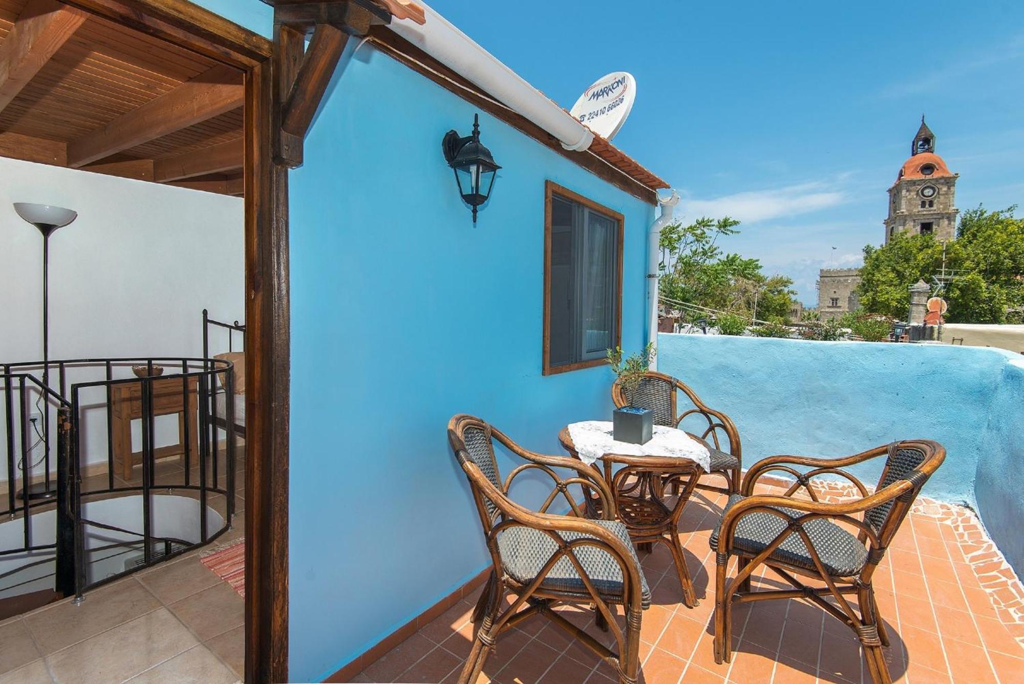 Old Town Roloi House Villa Rhodes City Luaran gambar